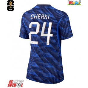 Francia Rayan Cherki #24 Primera Equipación Mujer Mundial 2026 Manga Corta